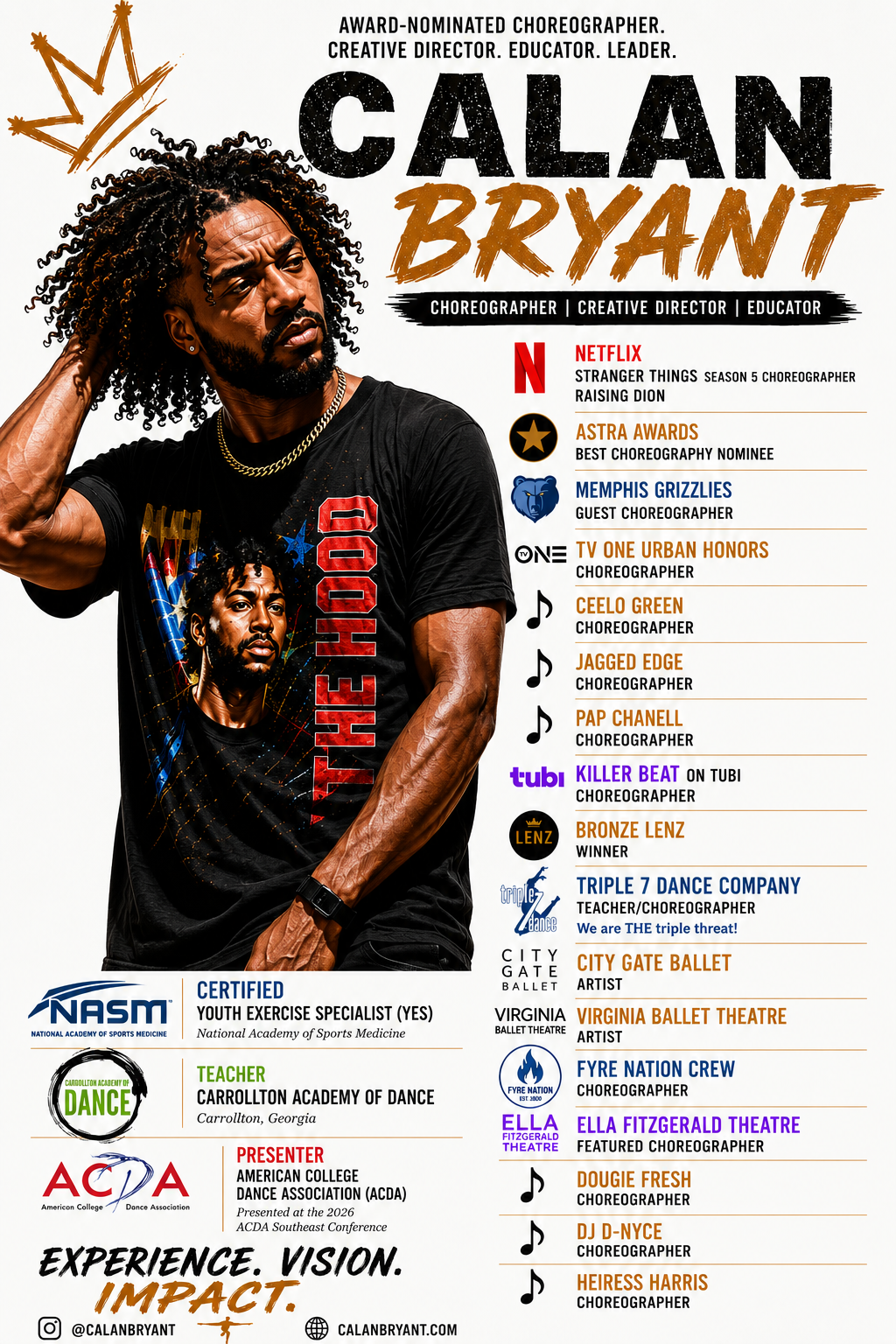 Calan Bryant creative credits